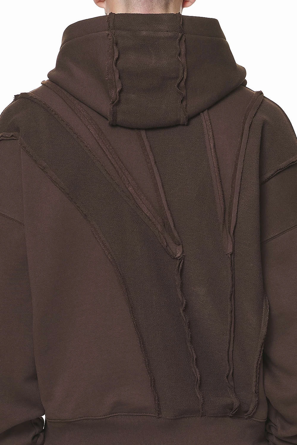 Ancy Inside Out Terry Boxy Sweat Jacket Washed Oak Brown 6 Ancy Inside Out Terry Boxy Sweat Jacket Washed Oak Brown - Image 6