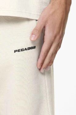Logo Heavy Sweat Jogger Washed Dust Cream Gum 9 Logo Heavy Sweat Jogger Washed Dust Cream Gum -Pegador Sale Store 1PGDR DO NOT DISTURB E COMMERCE PANTS MENS3394