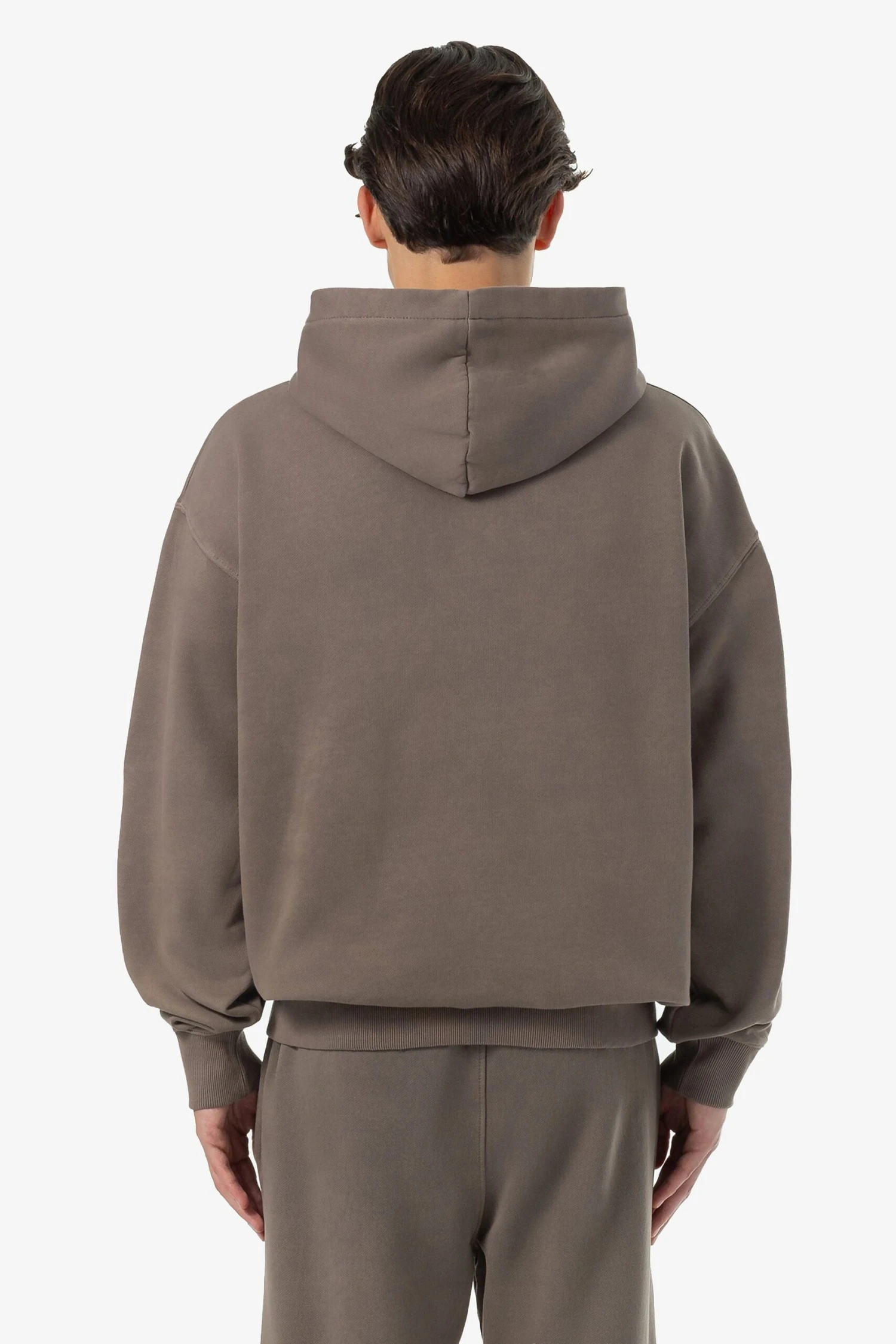 Logo Oversized Hoodie Vintage Dust Brown 4 Logo Oversized Hoodie Vintage Dust Brown - Image 4