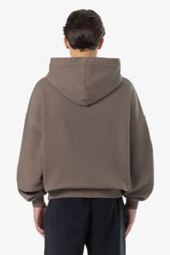 Logo Boxy Hoodie Washed Dust Brown Gum -Pegador Sale Store 24055 PEGADOR Q4 Drop 1527
