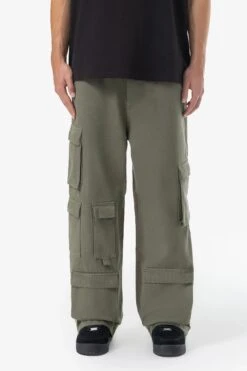 Garnet Wide Cargo Pants Faded Olive -Pegador Sale Store 24055 PEGADOR Q4 Drop 1653