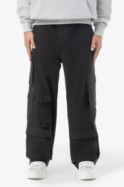 Garnet Wide Cargo Pants Black 9 Garnet Wide Cargo Pants Black -Pegador Sale Store 24055 PEGADOR Q4 Drop 1938