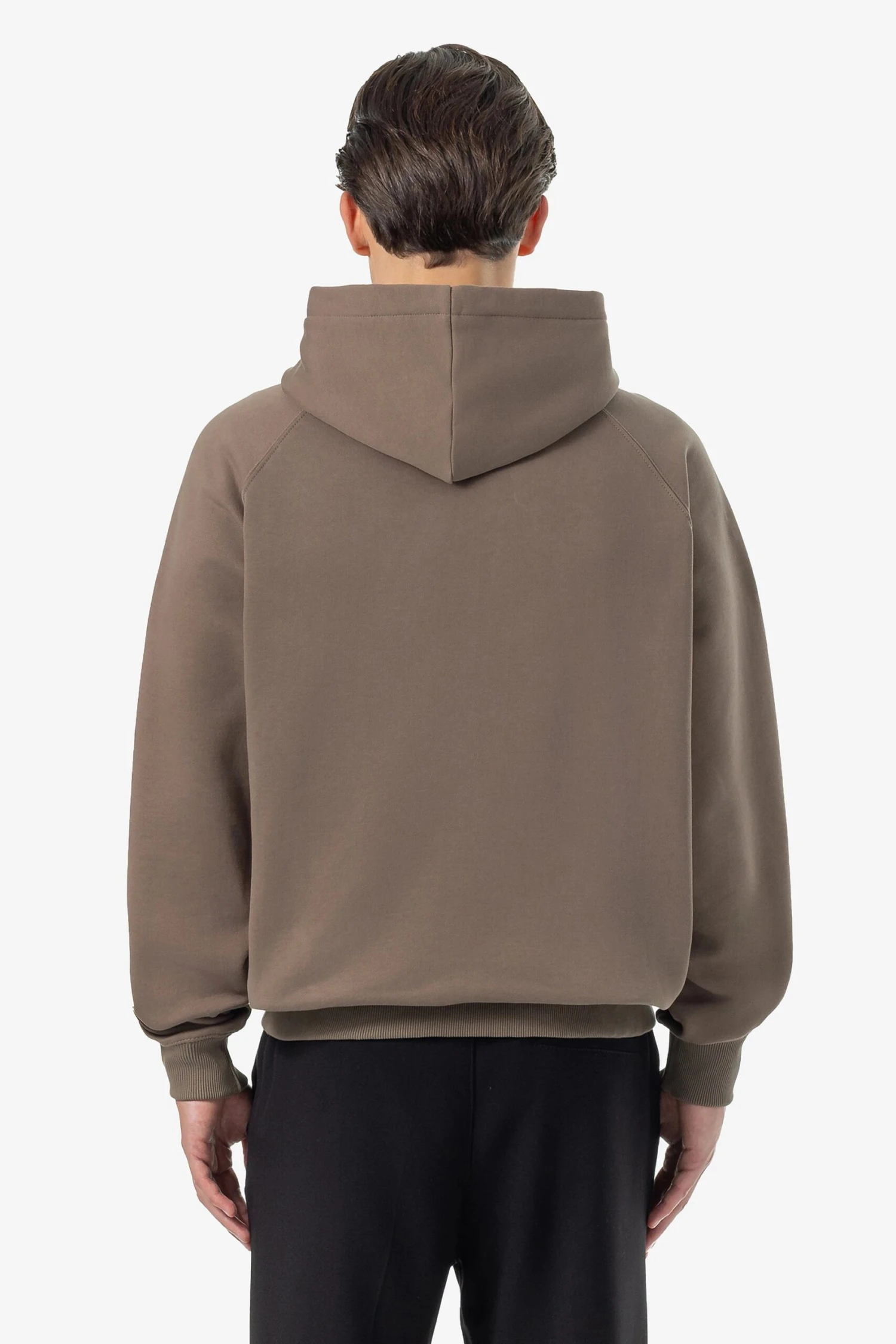 Anclar Oversized Raglan Hoodie Washed Dust Brown 4 Anclar Oversized Raglan Hoodie Washed Dust Brown - Image 4