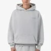 Logo Oversized Hoodie Washed Clear Grey Gum -Pegador Sale Store 24055 PEGADOR Q4 Drop 2062