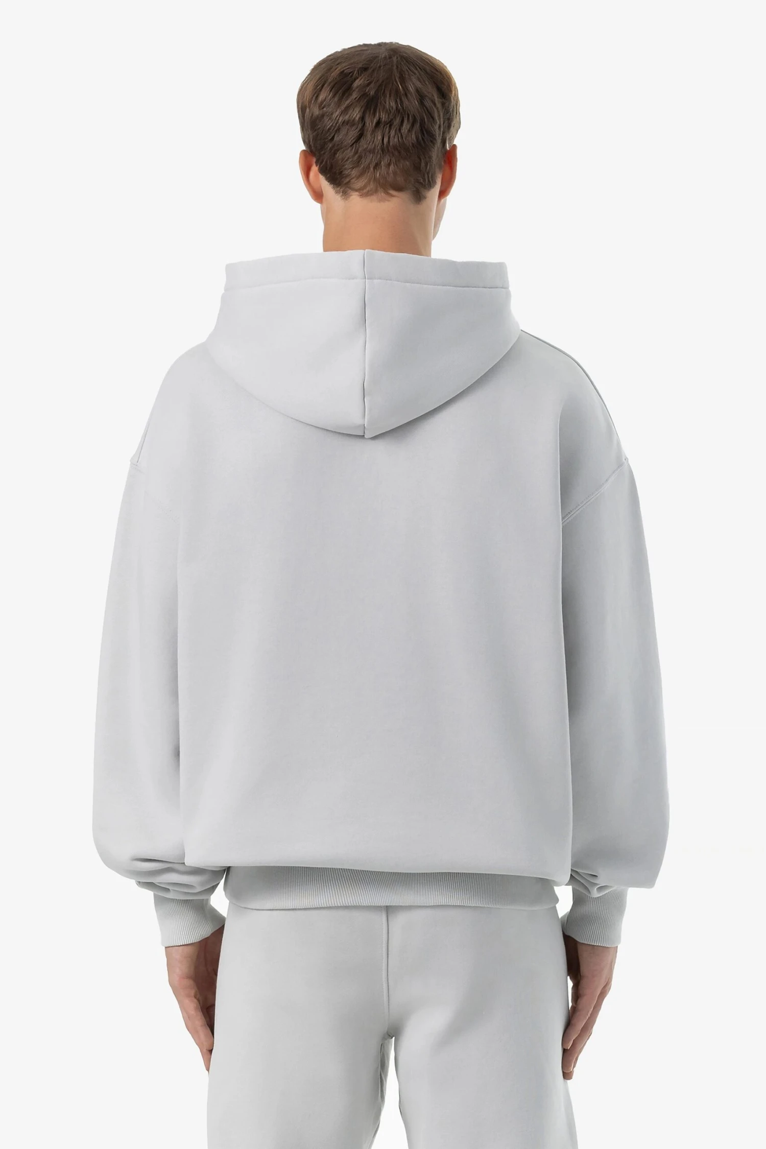 Logo Oversized Hoodie Washed Clear Grey Gum 4 Logo Oversized Hoodie Washed Clear Grey Gum - Image 4