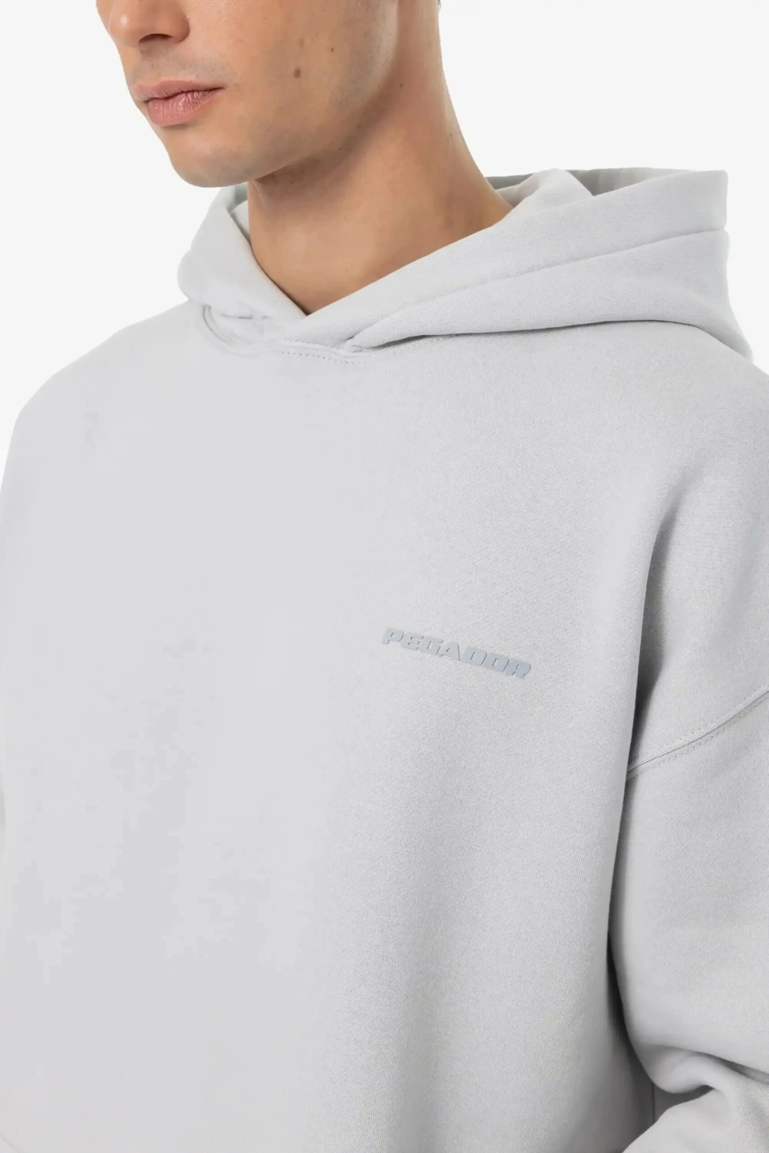 Logo Oversized Hoodie Washed Clear Grey Gum 5 Logo Oversized Hoodie Washed Clear Grey Gum - Image 5