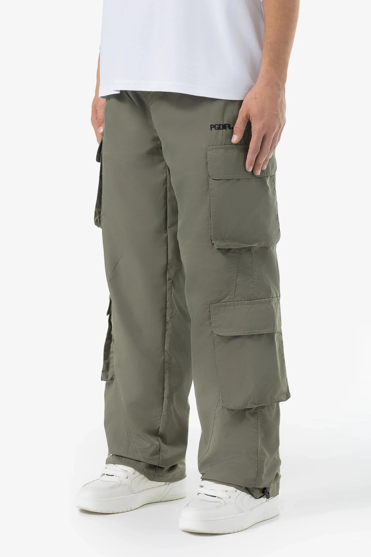 Belmont Wide Tech Cargo Pants Faded Olive 1 Belmont Wide Tech Cargo Pants Faded Olive