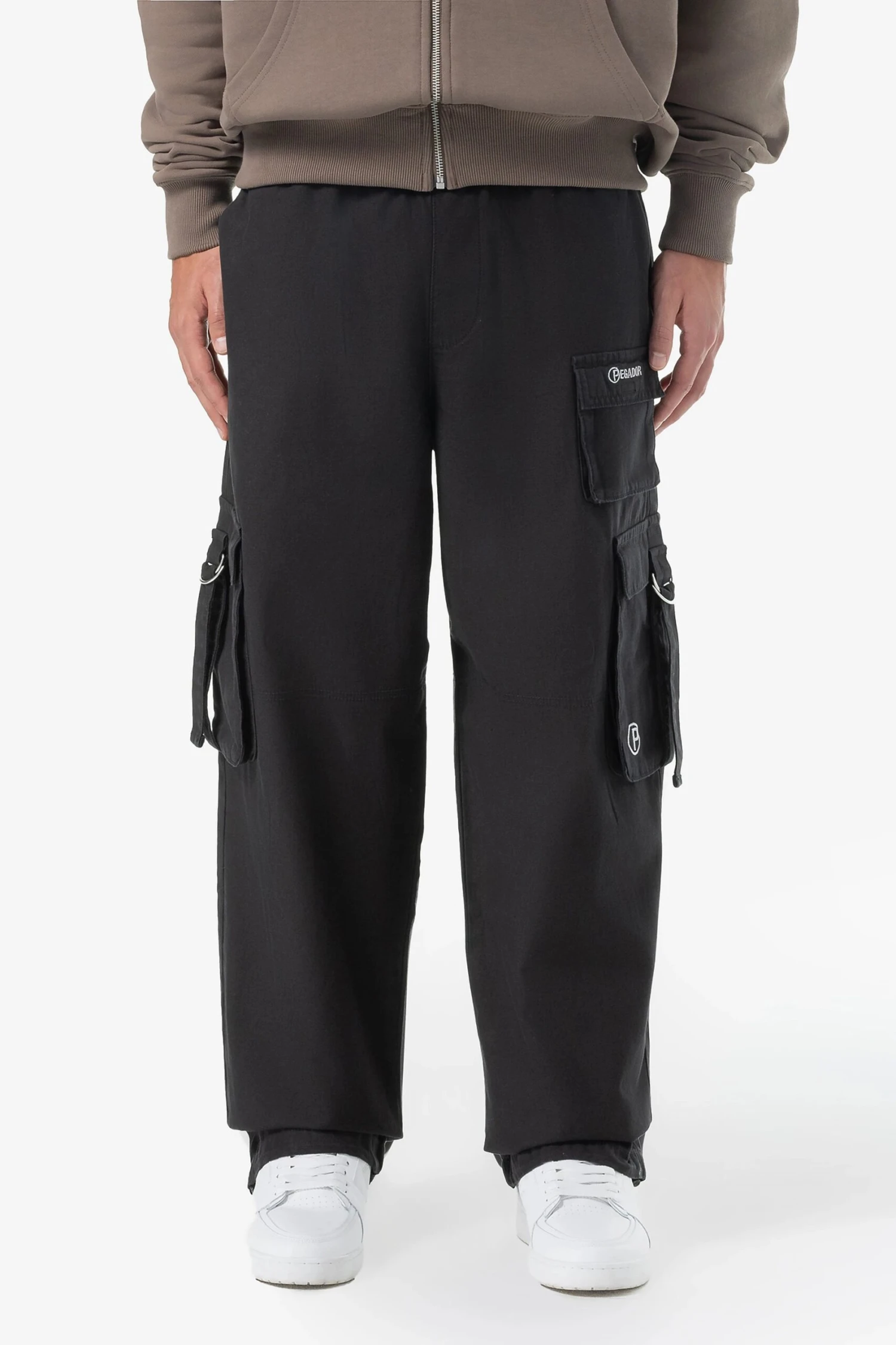 Strath Cargo Parachute Pants Black 3 Strath Cargo Parachute Pants Black - Image 3