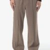 Moye Wide Suit Pants Dust Brown -Pegador Sale Store 24055 PEGADOR Q4 Drop 2499