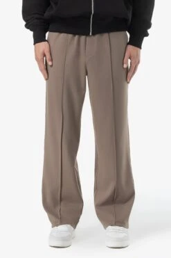 Moye Wide Suit Pants Dust Brown