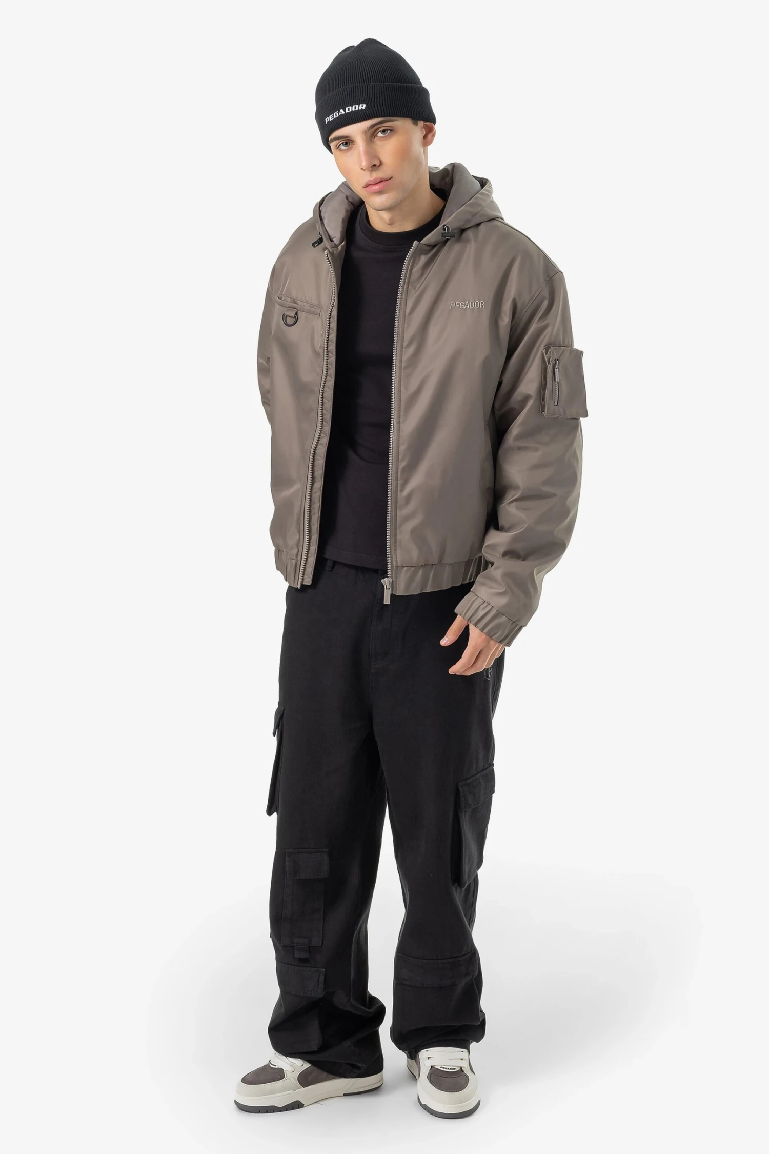 Bensley Bomber Jacket Dust Brown 2 Bensley Bomber Jacket Dust Brown - Image 2