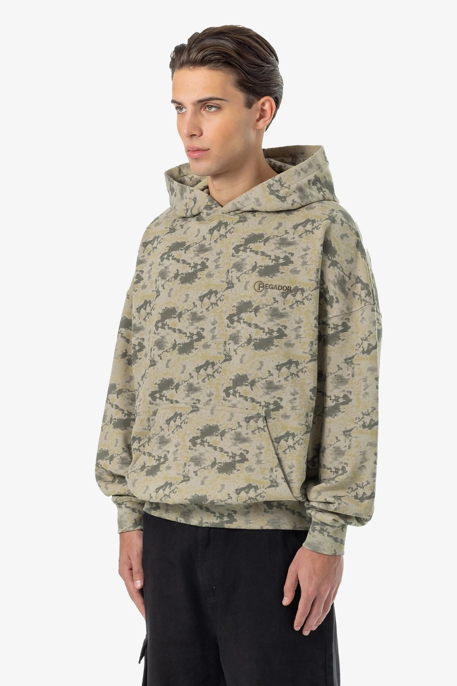 Floar Boxy Hoodie Washed Mud Camouflage 3 Floar Boxy Hoodie Washed Mud Camouflage - Image 3