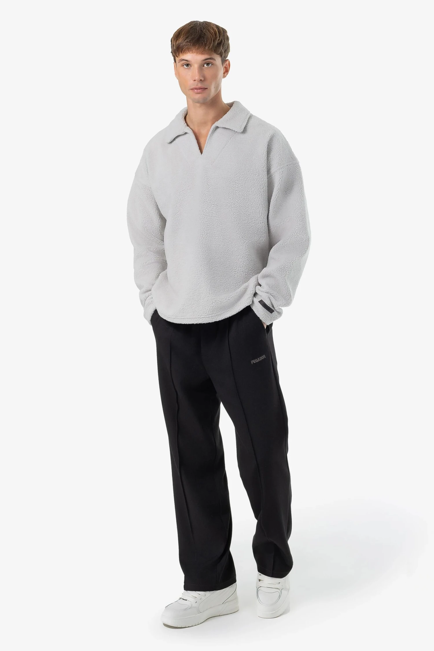 Moye Wide Suit Pants Black 2 Moye Wide Suit Pants Black - Image 2