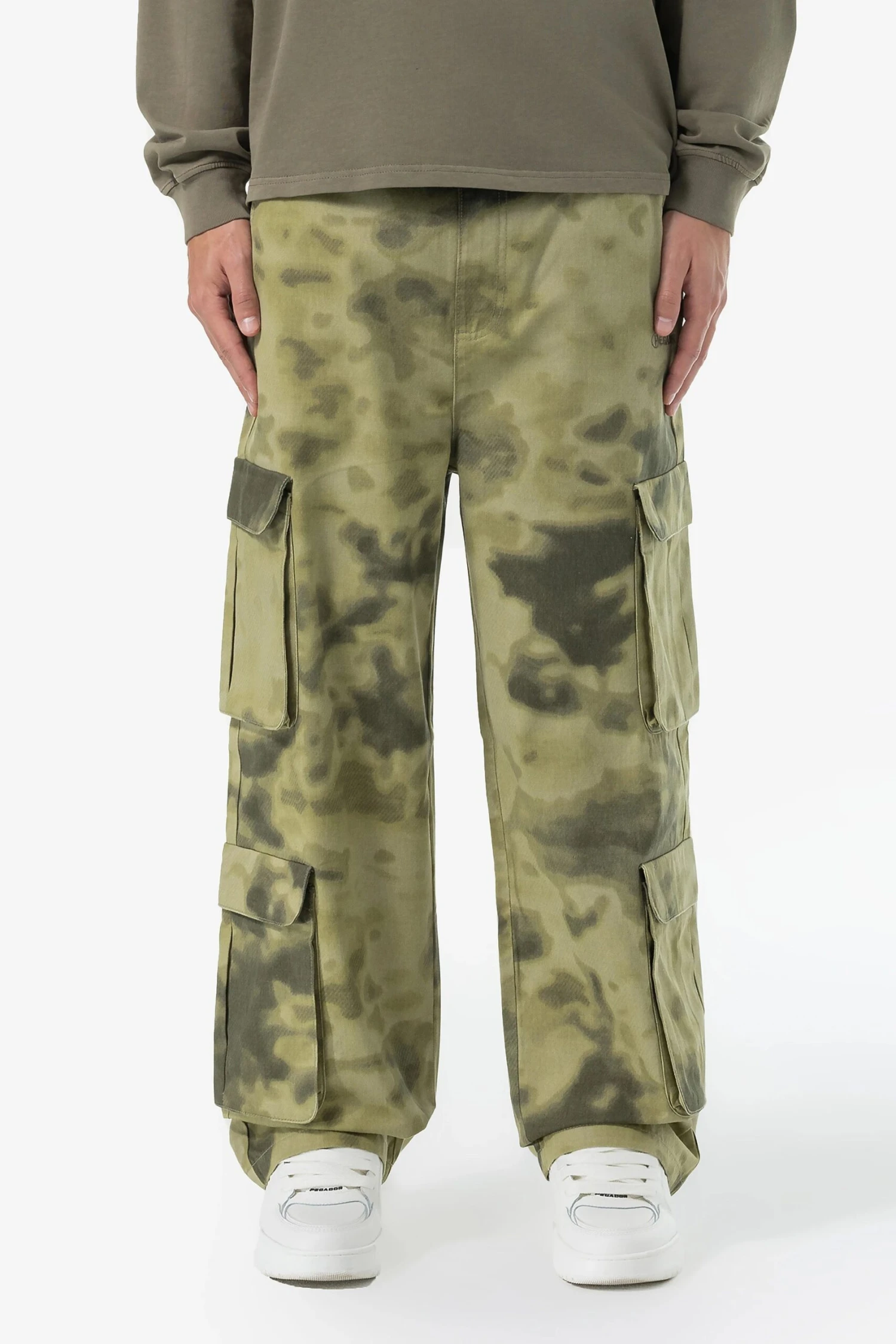 Harmon Wide Cargo Pants Mud Camouflage 3 Harmon Wide Cargo Pants Mud Camouflage - Image 3