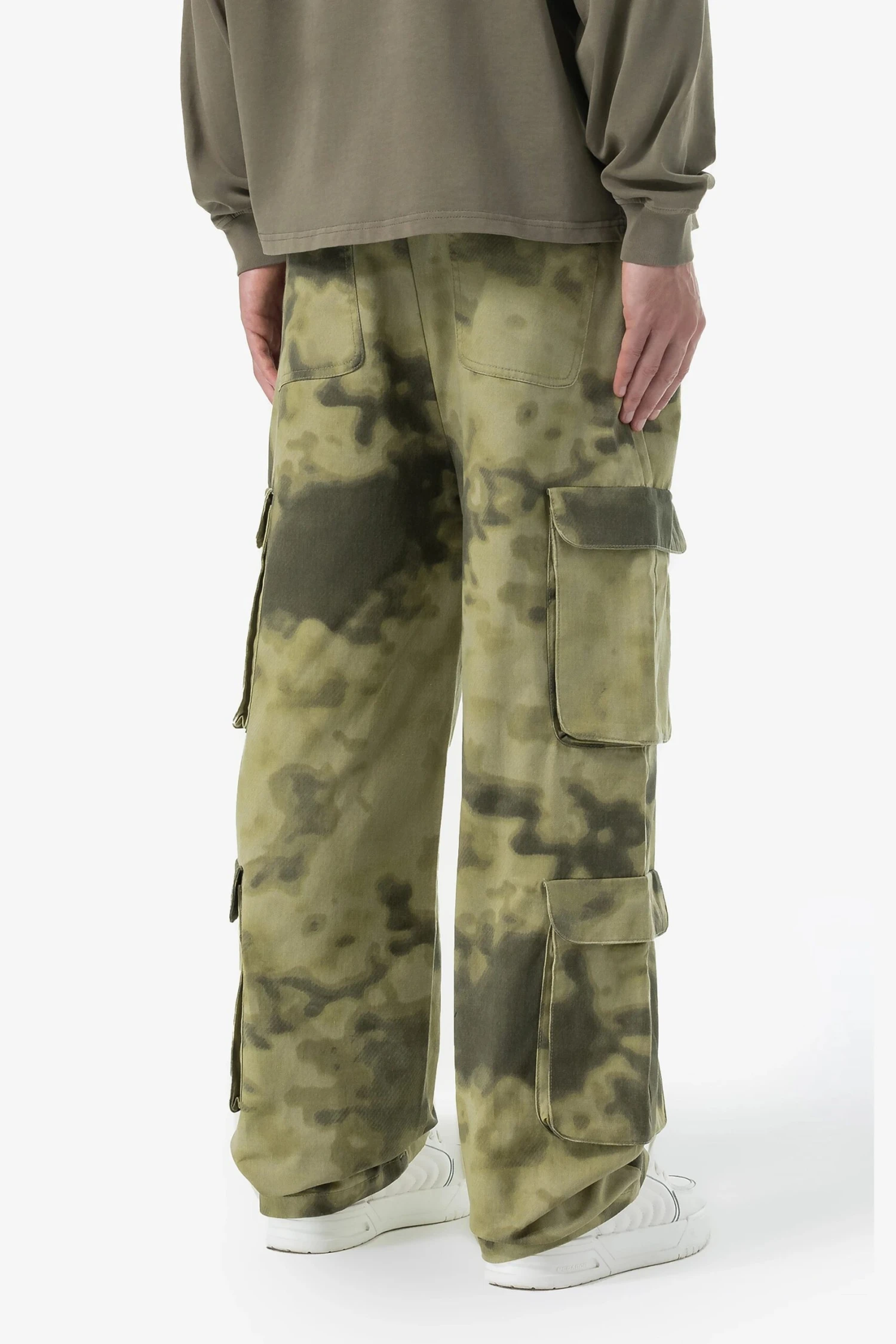 Harmon Wide Cargo Pants Mud Camouflage 4 Harmon Wide Cargo Pants Mud Camouflage - Image 4