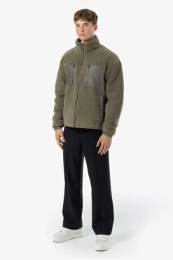 Archer Teddy Jacket Faded Olive 11 Archer Teddy Jacket Faded Olive -Pegador Sale Store 24055 PEGADOR Q4 Drop 3031