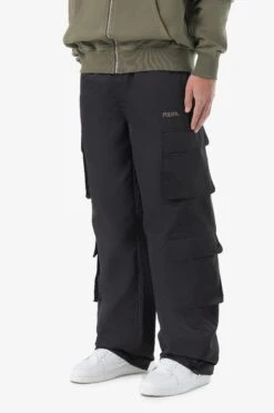 Belmont Wide Tech Cargo Pants Black