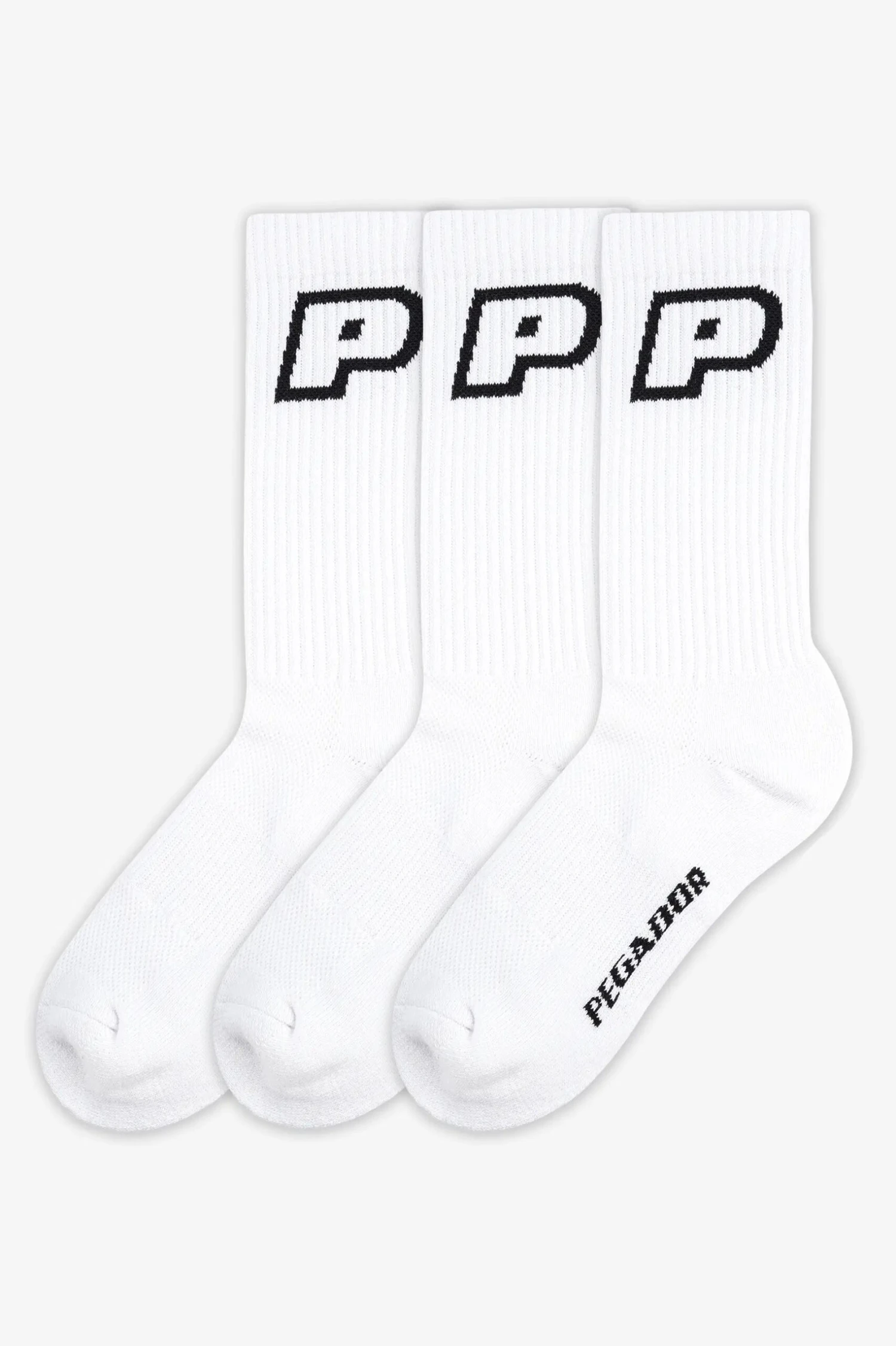 Pegador Acme Socks White Black (3 Pack) 2 Pegador Acme Socks White Black (3 Pack) - Image 2