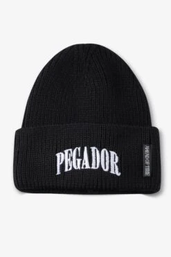 Pegador Burbank Knit Beanie Black White