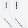 Certified Cross Logo Socks White Black -Pegador Sale Store CERTIFIEDCROSSLOGOSOCKSWHITEBLACK