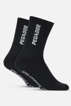 Certified Cross Logo Socks Black White -Pegador Sale Store CertifiedCrossLogoSocksBlackWhite1
