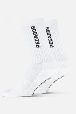 Certified Cross Logo Socks White Black -Pegador Sale Store CertifiedCrossLogoSocksWhiteBlack2