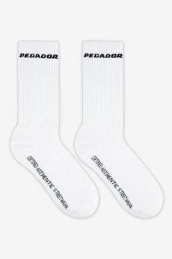 Certified Side Logo Socks White Black
