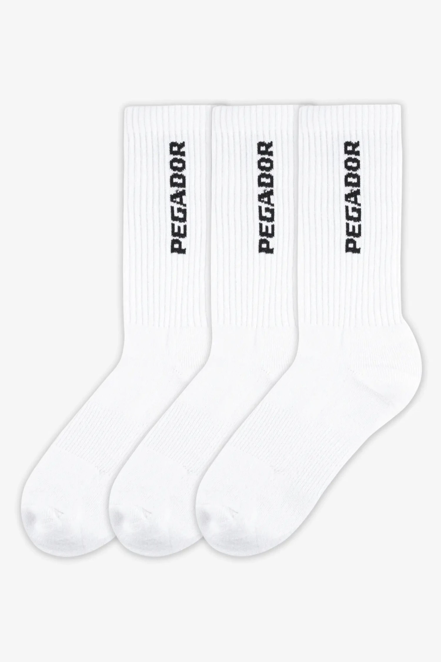 Pegador Cross Logo Socks White Black (3 Pack) 2 Pegador Cross Logo Socks White Black (3 Pack) - Image 2