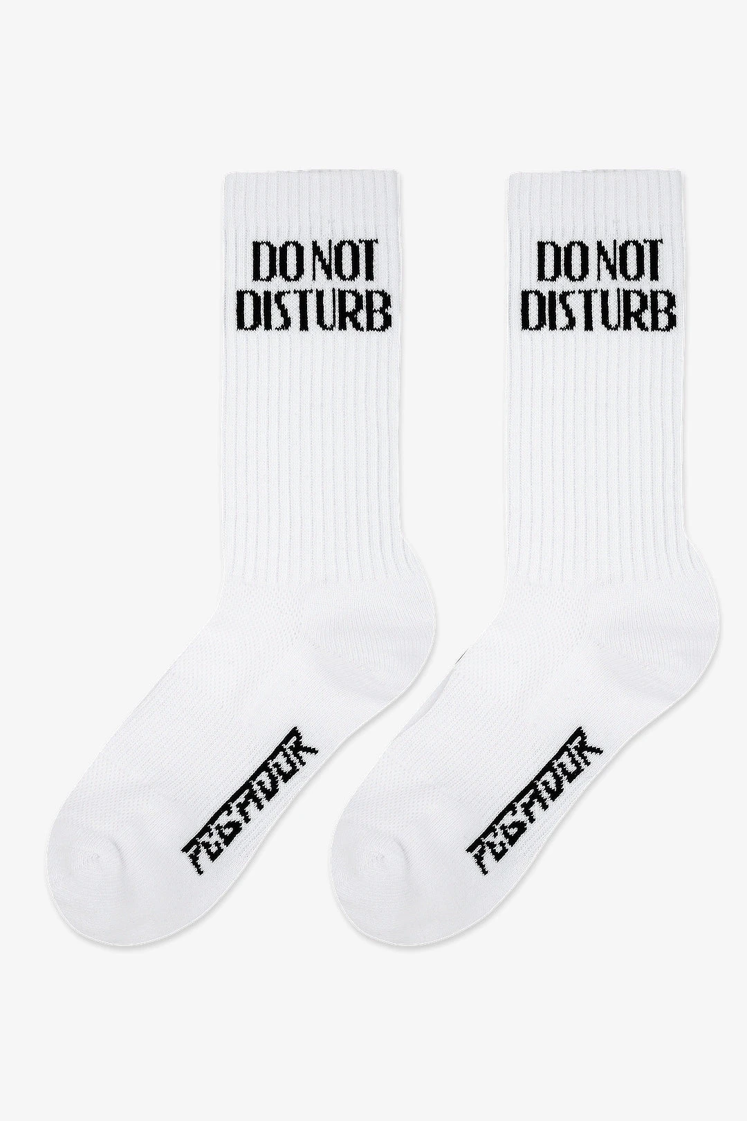 Do Not Disturb Socks White Black 2 Do Not Disturb Socks White Black - Image 2