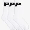 Pegador P Logo Socks White Black (3 Pack) -Pegador Sale Store DSC06510Kopieeee