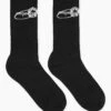 Velarde Socks Black White