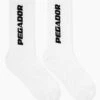 Cross Logo Socks White Black -Pegador Sale Store DSC0994