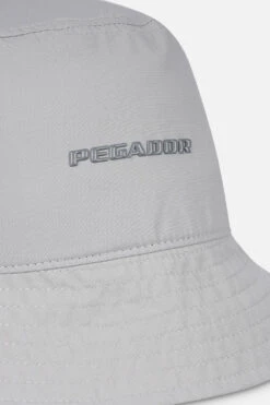 Logo Nylon Bucket Hat Cool Grey -Pegador Sale Store LOGONYLONBUCKETHATCOOLGREY3