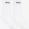 Logo Socks White Black -Pegador Sale Store LOGOSOCKSWHITEBLACK
