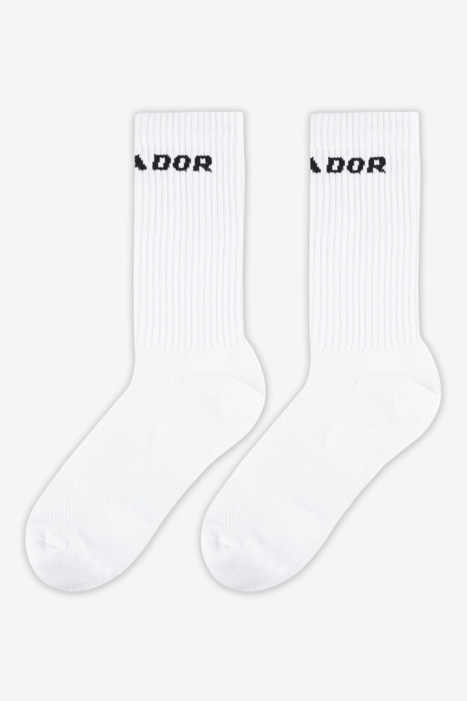 Logo Socks White Black 2 Logo Socks White Black - Image 2