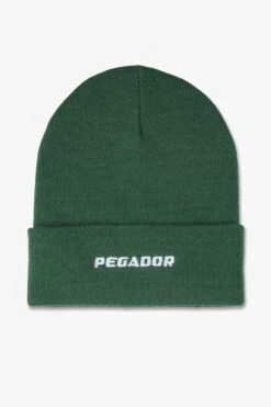 Pegador Logo Beanie British Green White