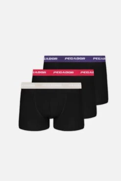 Pegador Matai Boxershorts 3 Pack Virtual Pink Deep Purple Light Beige