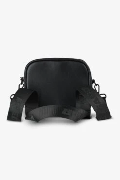 Metal Logo Faux Leather Shoulder Strap Bag Black -Pegador Sale Store MetalLogoFauxLeatherShoulderStrapBagBlack4