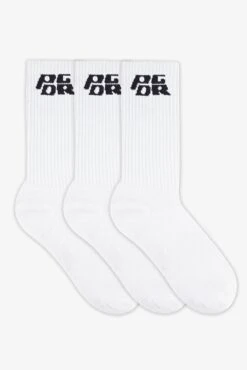 Pegador Narson Socks White Black (3 Pack)