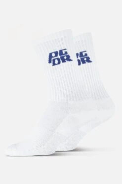 Narson Socks White Retro Blue -Pegador Sale Store NarsonSocksWhiteRetroBlue2