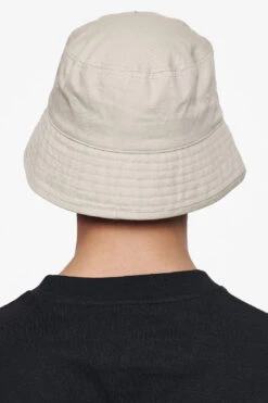 Logo Cotton Twill Bucket Hat Sand -Pegador Sale Store PEGADOR E COMMERCE FINER THINGS HATS42512