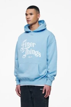 Kirk Oversized Hoodie Vintage Washed Riviera Blue -Pegador Sale Store PEGADOR FINER THINGS ECOMMERCE MALE DAY 240986
