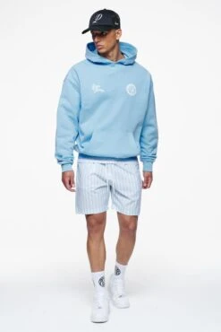 Manett Striped Swim Shorts Riviera Blue White -Pegador Sale Store PEGADOR FINER THINGS ECOMMERCE MALE DAY 241219