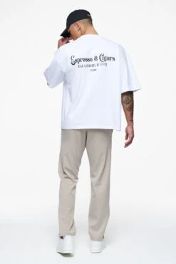 Racoon Boxy Tee White -Pegador Sale Store PEGADOR FINER THINGS ECOMMERCE MALE DAY 241360