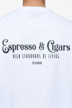 Racoon Boxy Tee White -Pegador Sale Store PEGADOR FINER THINGS ECOMMERCE MALE DAY 241369