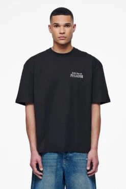Leander Oversized Tee Black -Pegador Sale Store PEGADOR FINER THINGS ECOMMERCE MALE DAY 241530