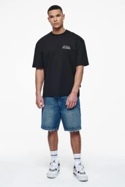 Leander Oversized Tee Black -Pegador Sale Store PEGADOR FINER THINGS ECOMMERCE MALE DAY 241548