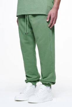 Logo Heavy Sweat Jogger Vintage Washed Cypress Green Gum -Pegador Sale Store PEGADOR FINER THINGS ECOMMERCE MALE PANTS0066