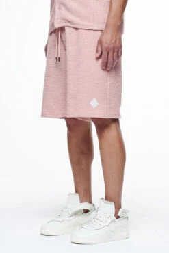 Briscoe Structured Knit Shorts Tuscan Rose -Pegador Sale Store PEGADOR FINER THINGS ECOMMERCE MALE PANTS0151