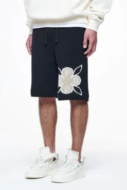 Flanigan Knit Shorts Black -Pegador Sale Store PEGADOR FINER THINGS ECOMMERCE MALE PANTS0406